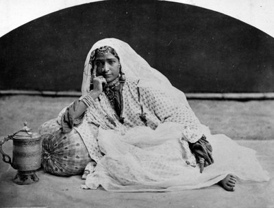 Kashmiri Nautch Girl by European Photographer